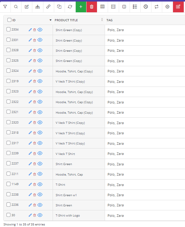 result duplicate products in WooCommerce table