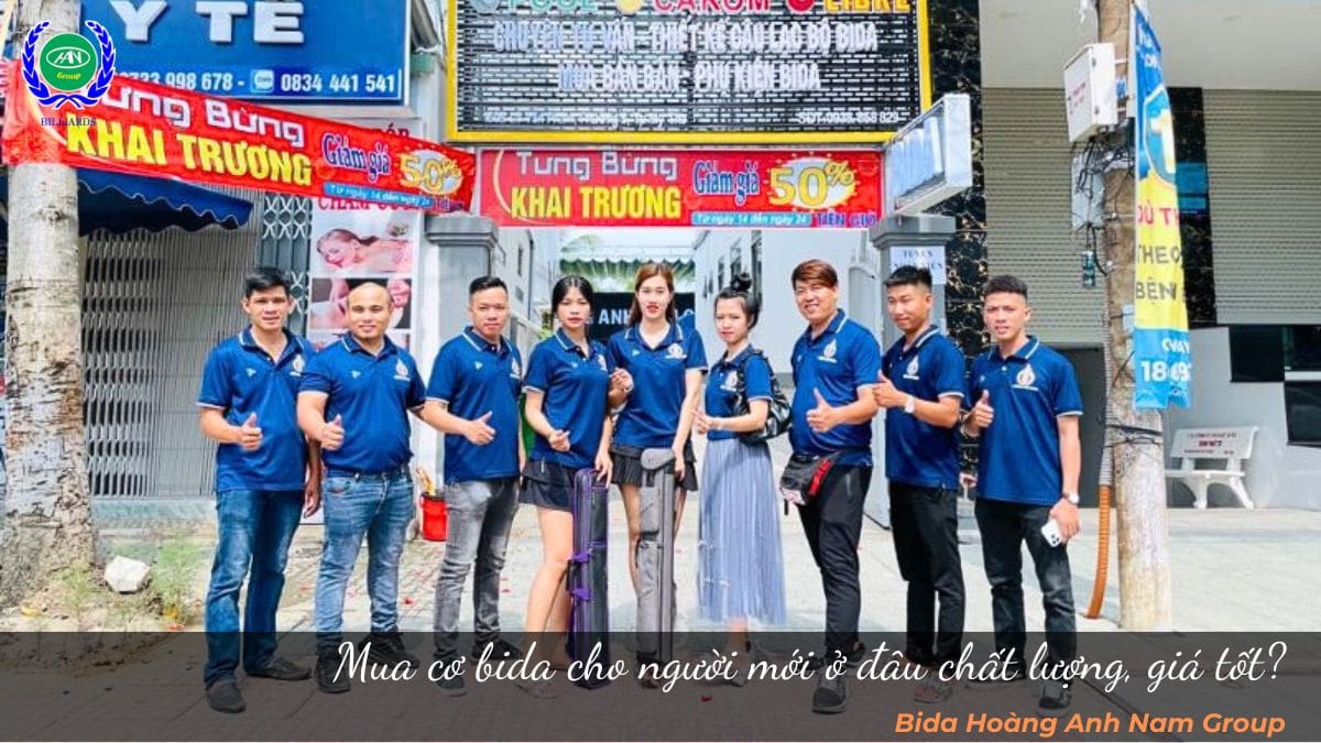 Mua cơ bida cho người mới ở đâu chất lượng, giá tốt?
