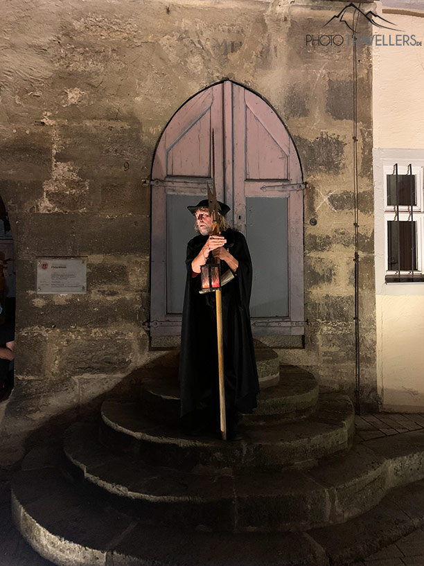 Der Nachtwächter in Rothenburg