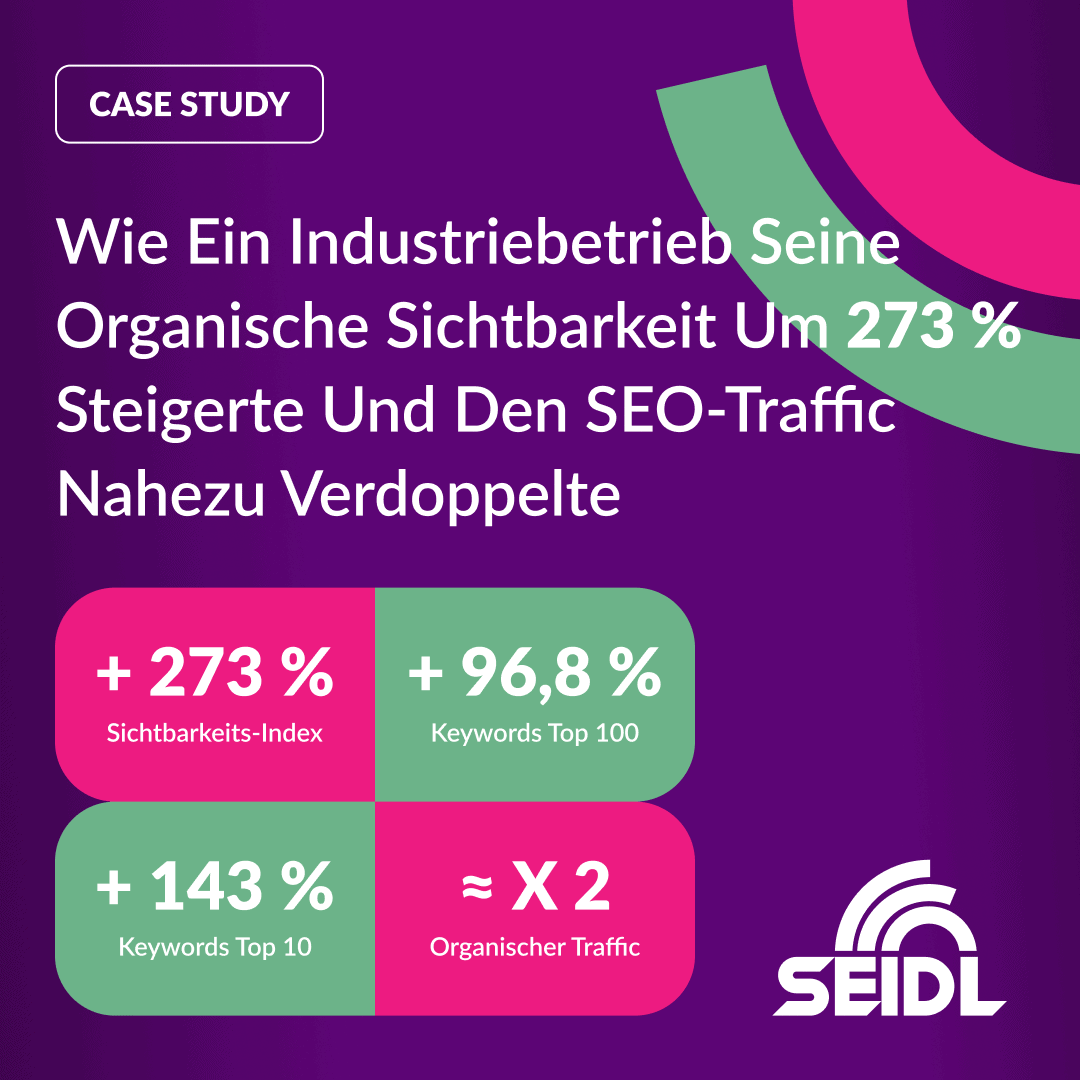 Case study Case Study Sichtbarkeit und SEO verbesserung