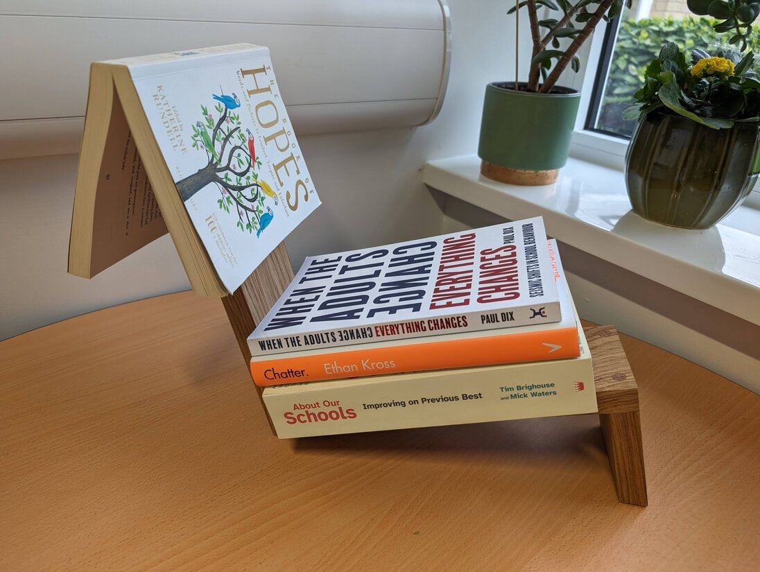 Freestanding Bookshelf - Solid Oak