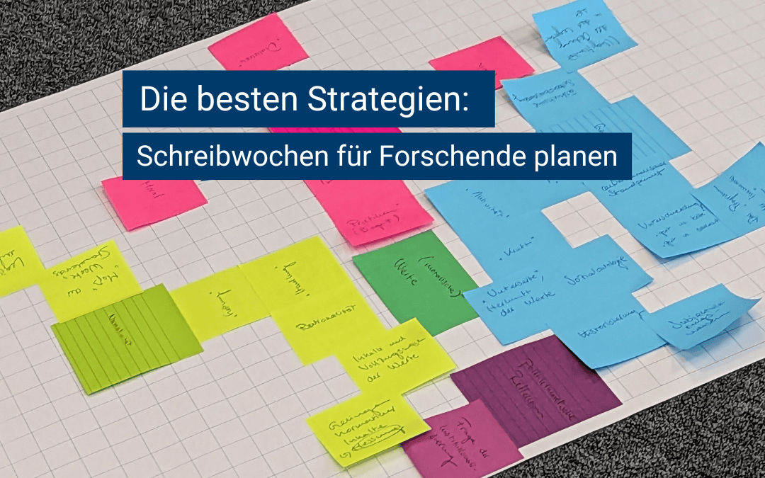 Schreibwochen für Forschende