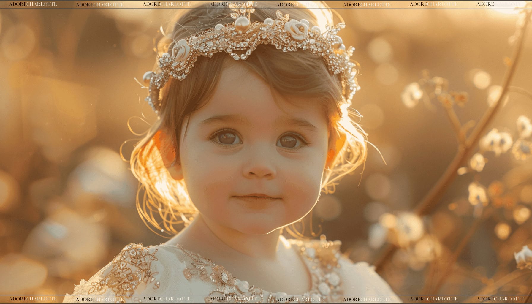 Luna beautiful girl with a stunning headband.