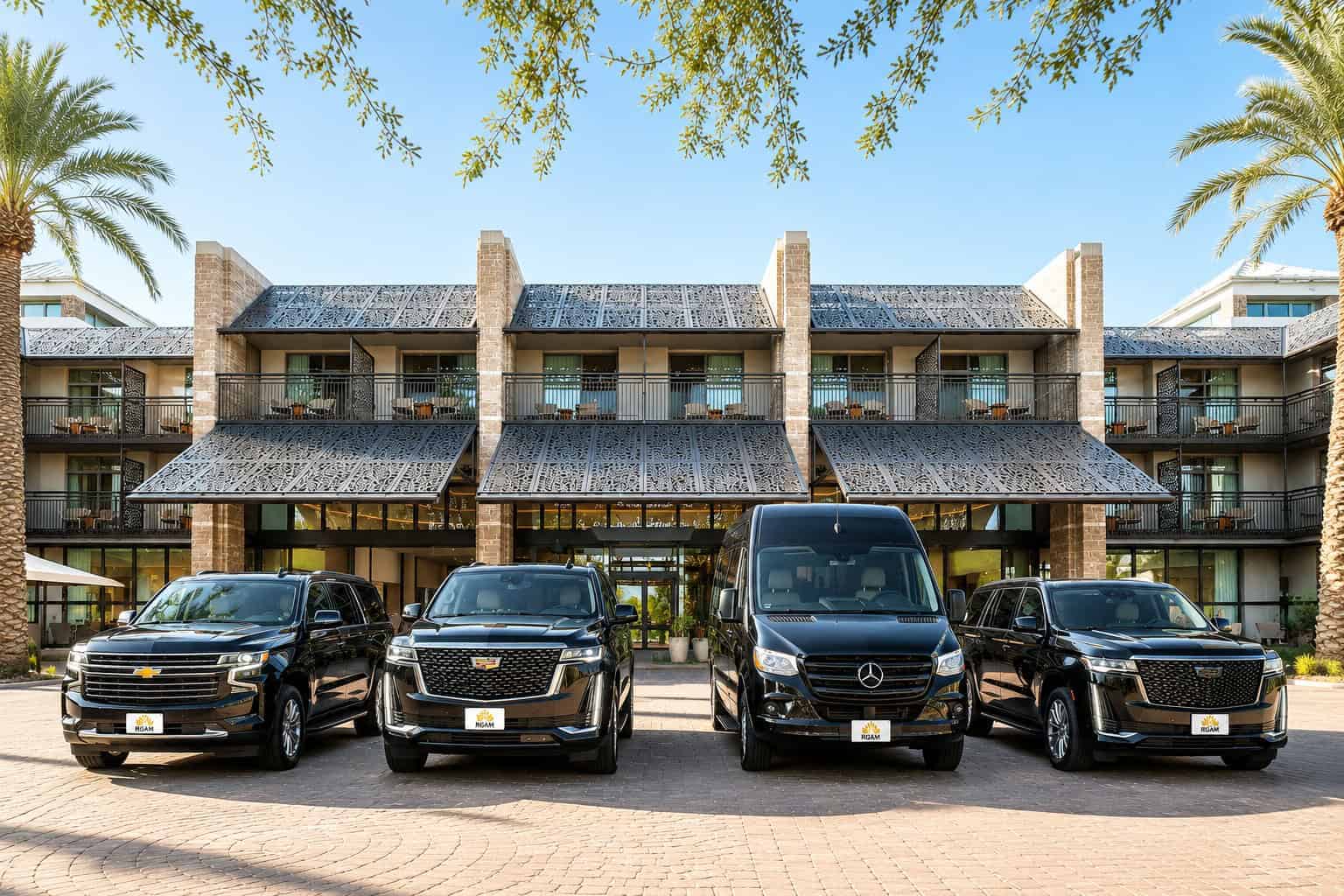 Phoenix Hotel Transportation Service Luxury hotel transportation service in Phoenix Arizona with professional chauffeur and luxury vehicle for hotel pickups and transfers.