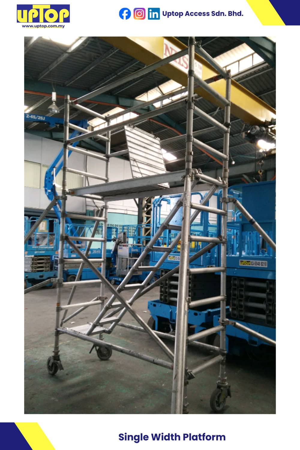 Scaffolding for Rent & Sale | Aluminium Scaffold Malaysia | Uptop Access