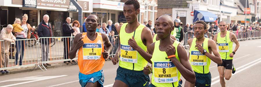 Marathon-Läufer: Konkurrenz motiviert auch
