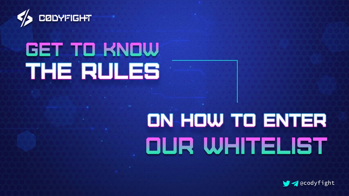 Codyfight (CTOK) opens the whitelist registration portal to join the IDO 1 Codyfight CTOK opens the whitelist registration portal to join the