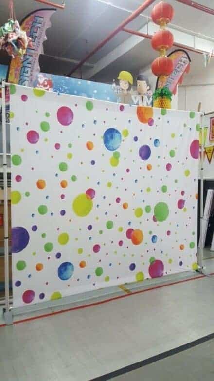 Portable Telescopic Backdrop for Photo booth