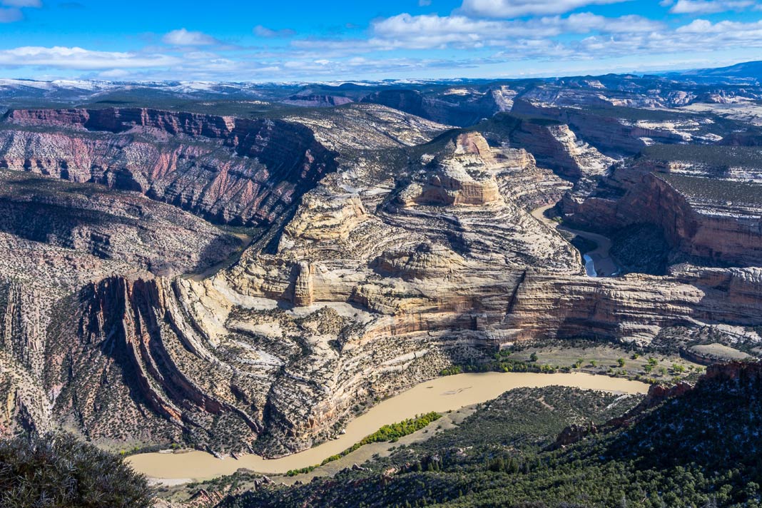 Die Schlucht des Green River im Dinosaur National Monument in Colorado