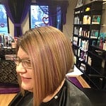 Client getting hair colored at Niagara Falls hair salon LJ Hair Design
