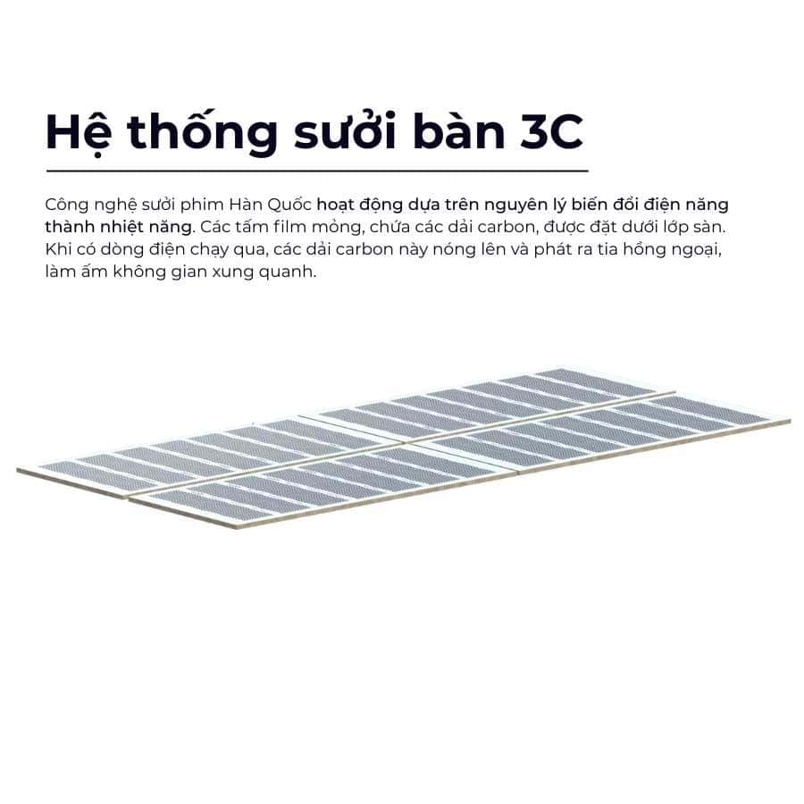 BÀN BIDA 3C HOLLYWOOD V1 11 Sưởi Phin Hàn Quốc