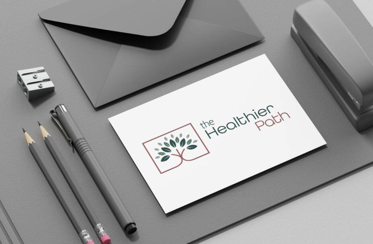 Stationery with logo and envelope, fibroid health coach