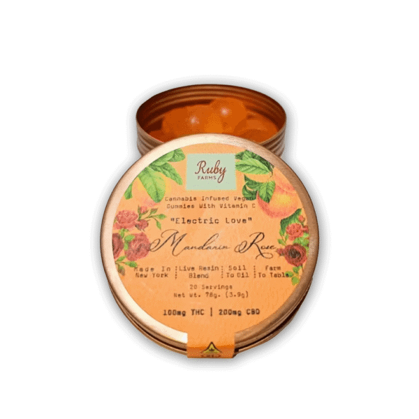 electric love vegan gummies ruby farms audiokush