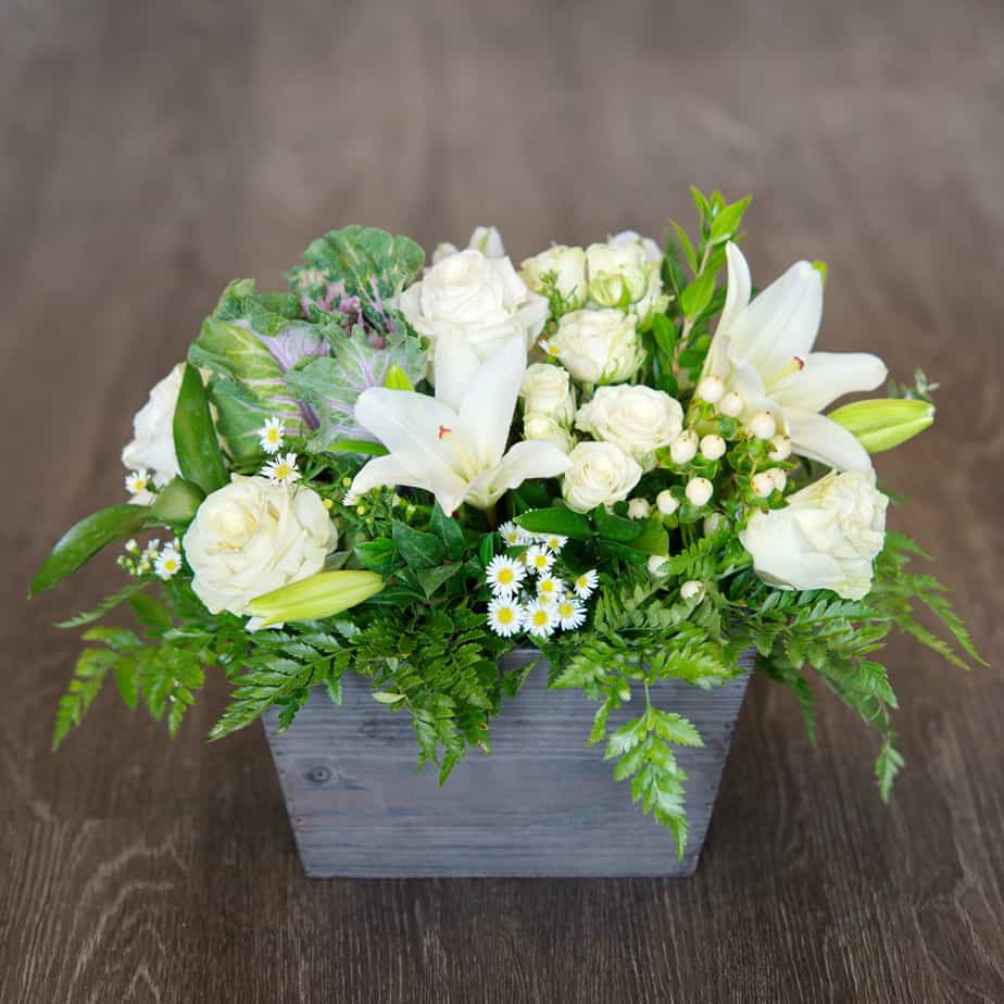 Lilies & Greenery Centerpiece