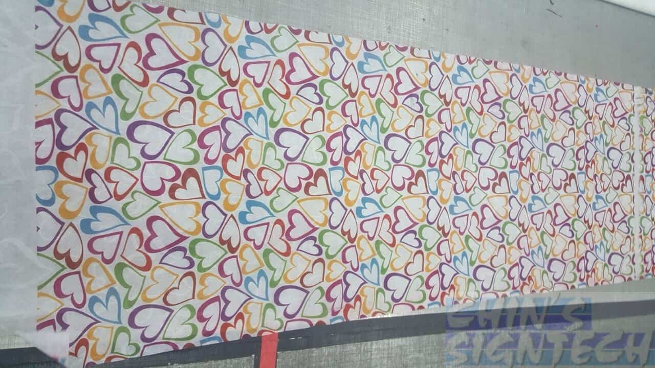 Wedding Aisle Runner with hearts shape