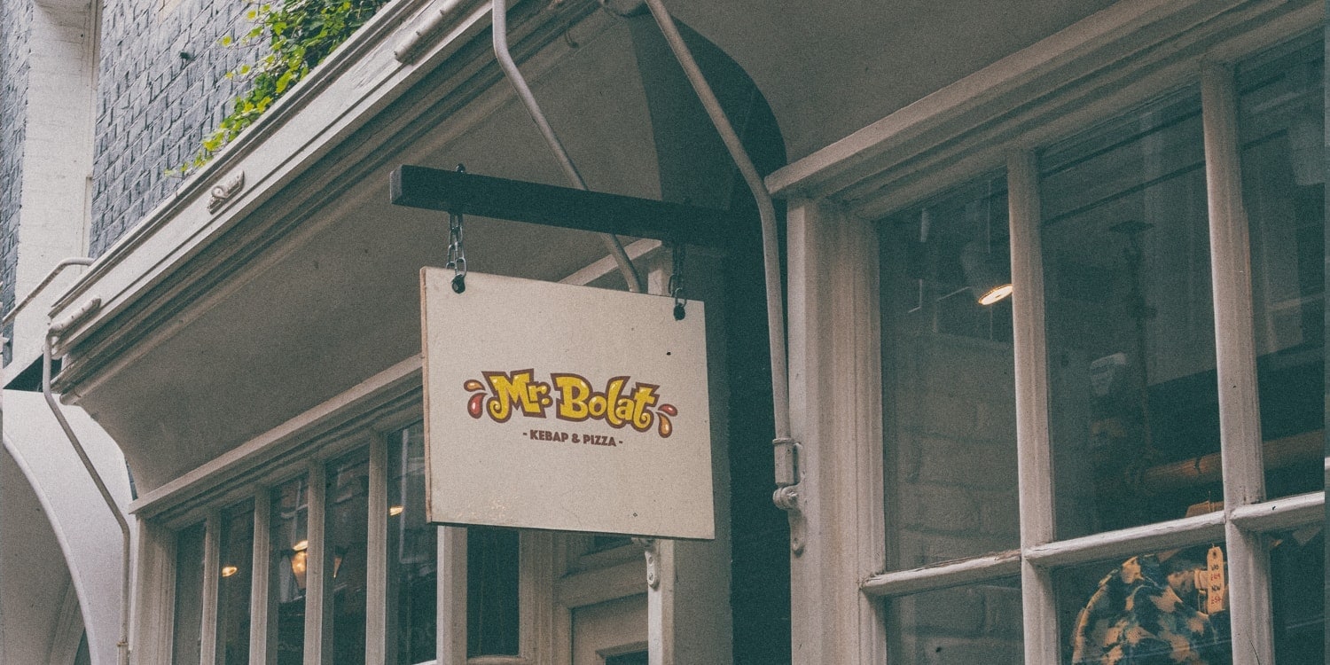 Grill logo facade Grill logo facade