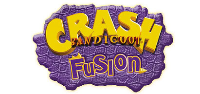 Jeu vidéo Crash Bandicoot Fusion, logo coloré et accrocheur, mettant en avant une expérience de jeu captivante et immersive pour les amateurs de jeux d'aventure et de plateforme.