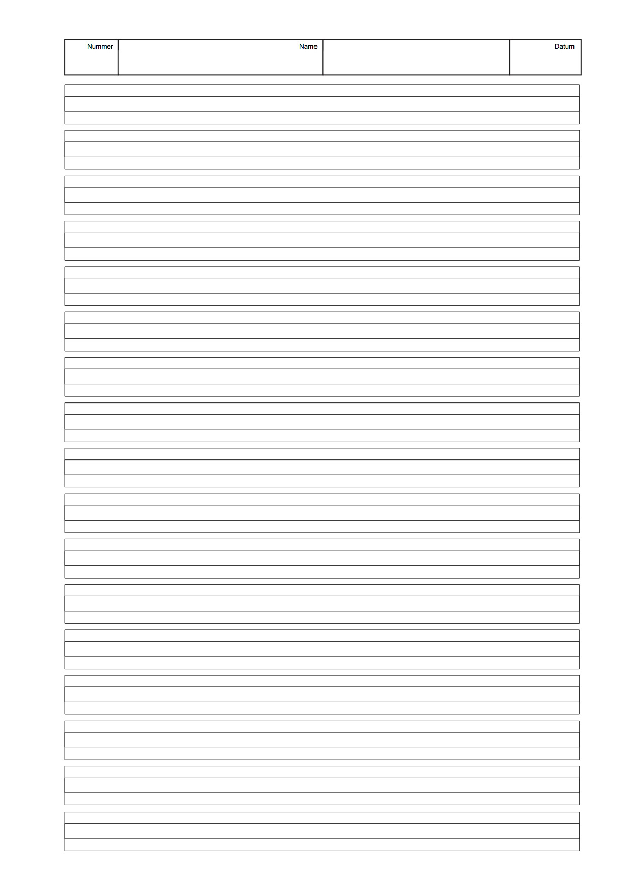 Liniertes & Kariertes Papier - PDF ausdrucken | helpfully.de