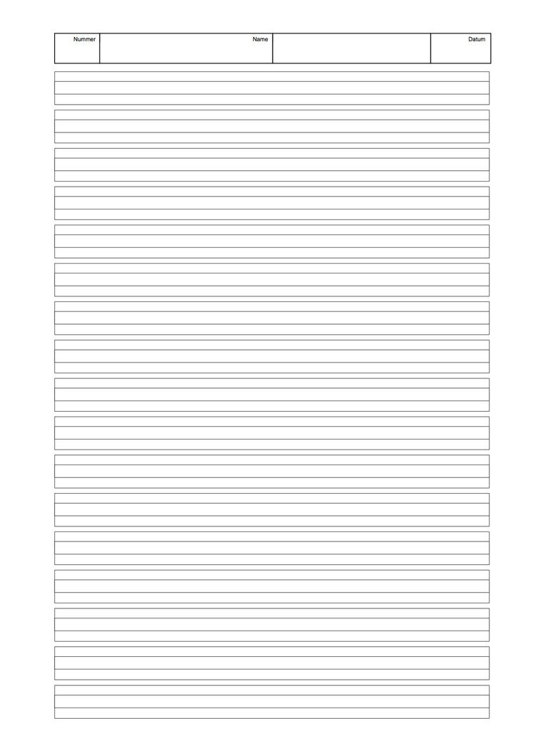 Liniertes & Kariertes Papier - PDF ausdrucken | helpfully.de