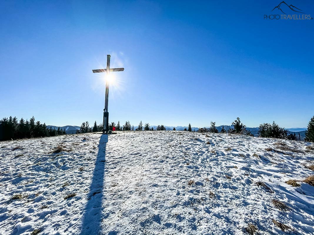 Das Gipfelkreuz auf dem Rechelkopf