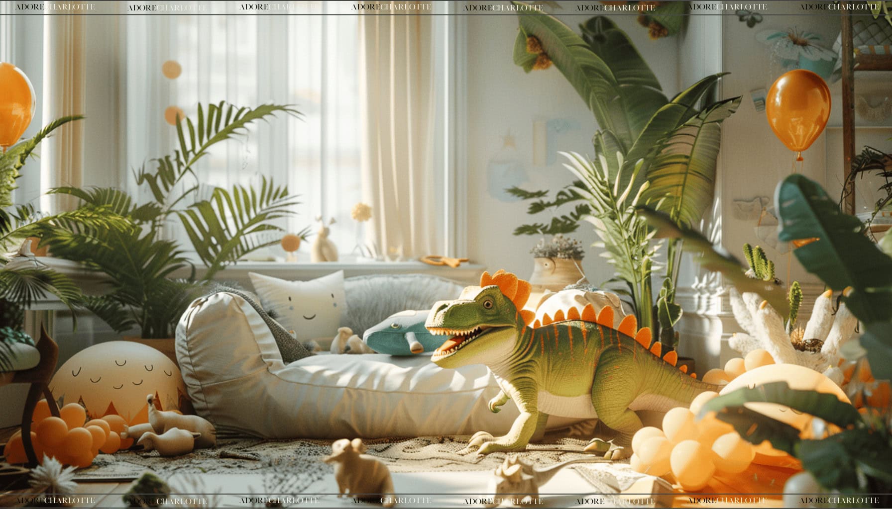 Dinosaur Discovery Boy First Birthday Theme Party Indoor Decorations