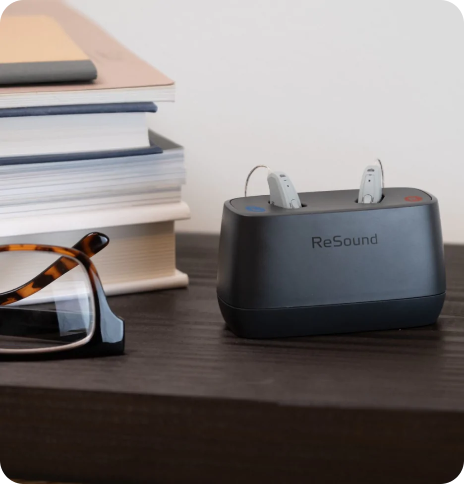 Akkubetriebene Hörgeräte, Akku-Hörgeräte mit Ladebox