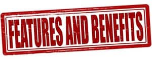 Features and benefits