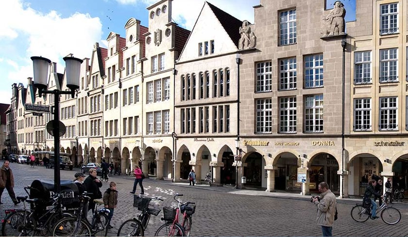 Estancia en Münster 4 Prinzipalmarkt Münster Panorama