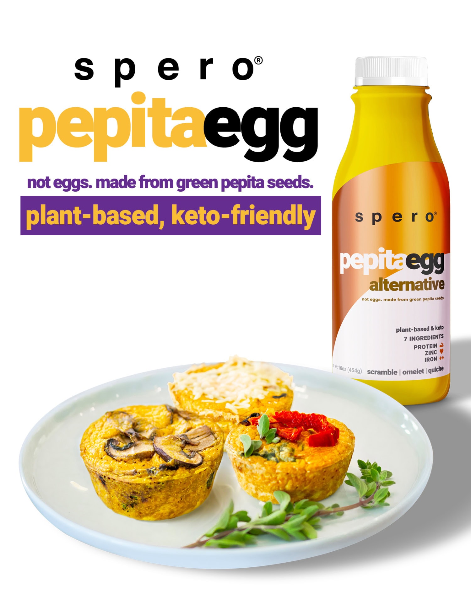 Spero Foods Launches Plant Based 7 Ingredient Egg Substitute 3 plant based