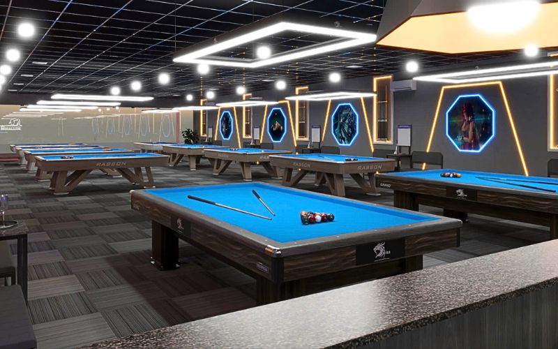 Dịch vụ thiết kế 3D CLB Bida chuyên nghiệp