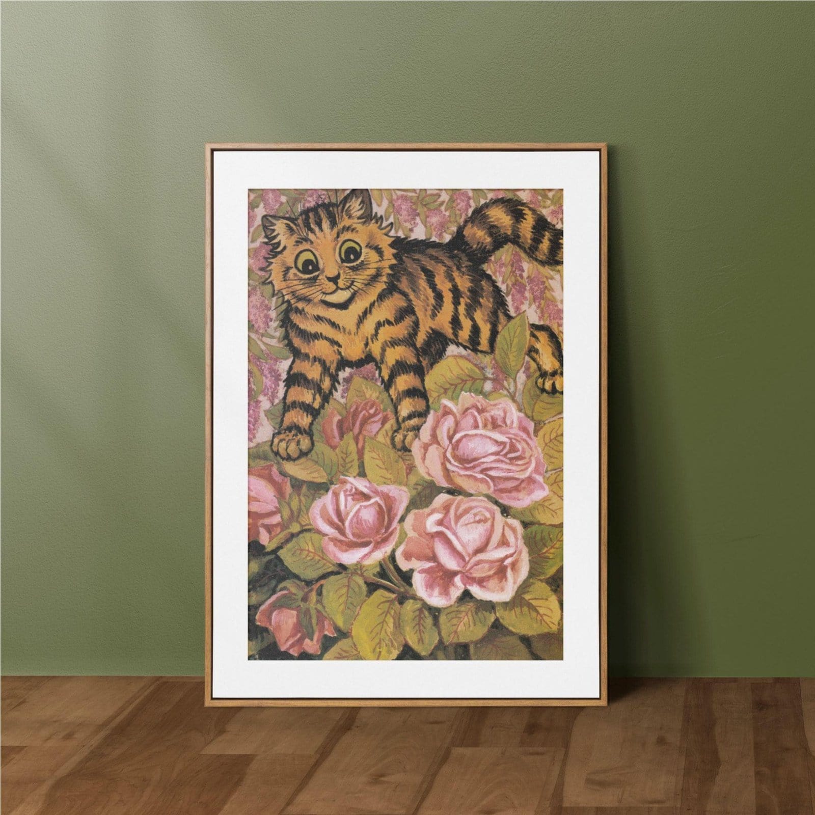 il_fullxfull.7867236449_lpst.jpg Louis Wain - Printable Wall Art, English Artist, Cat Illustration, Digital Download