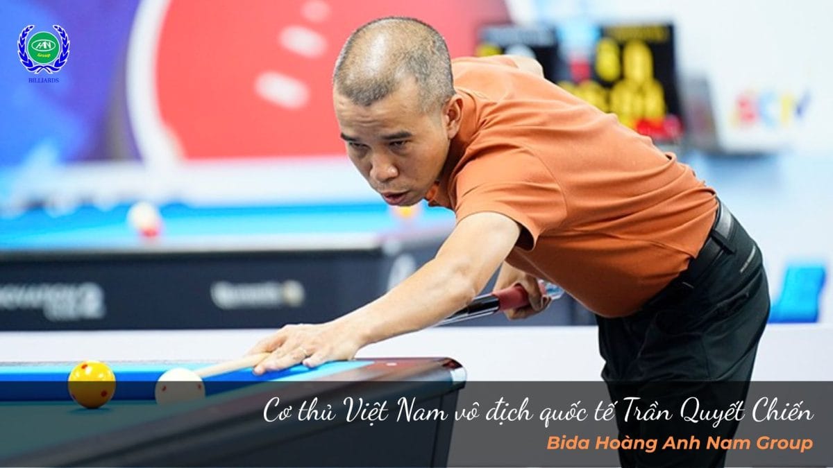 Cơ thủ Việt Nam vô địch quốc tế Trần Quyết Chiến