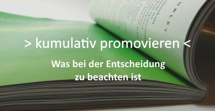 kumulativ -promovieren-entscheidung kumulativ promovieren entscheidung