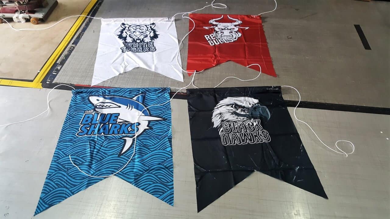 Custom shape flag
