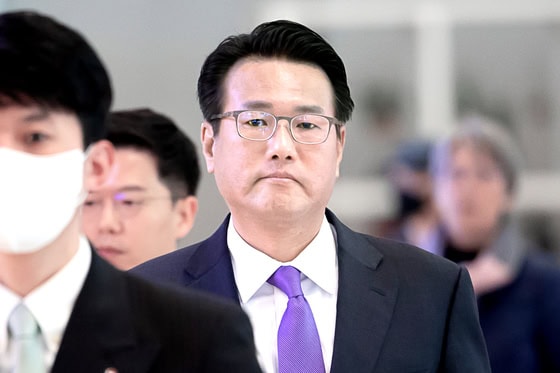 김태효 국가안보실 1차장은 11일(현지시간) 미국 댈러스 공항에서 기자들과 만나 미 정보당국의 대통령실 도감축 의혹에 대한 입장을 밝혔다. 연합뉴스