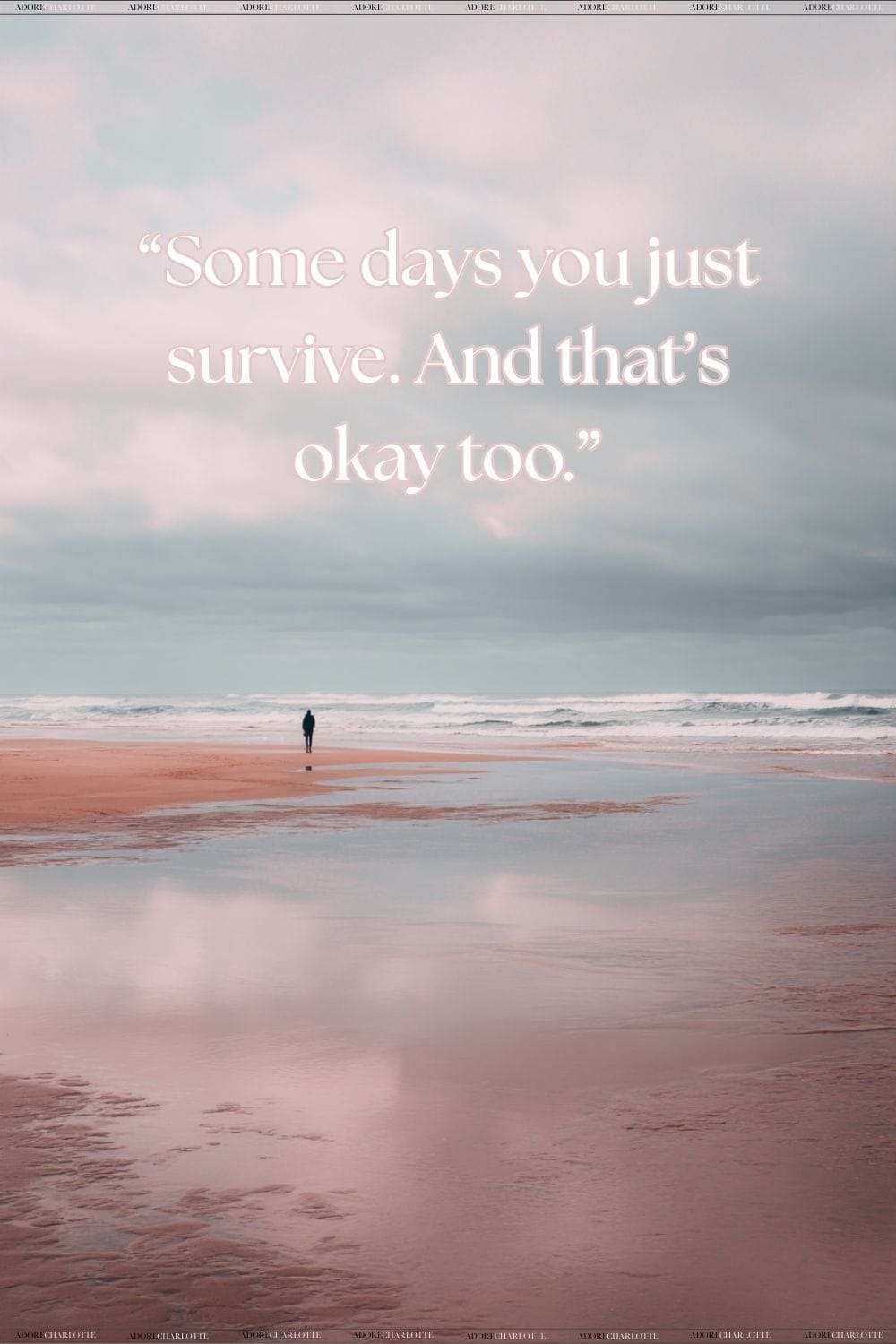 Lone person walking in the distance