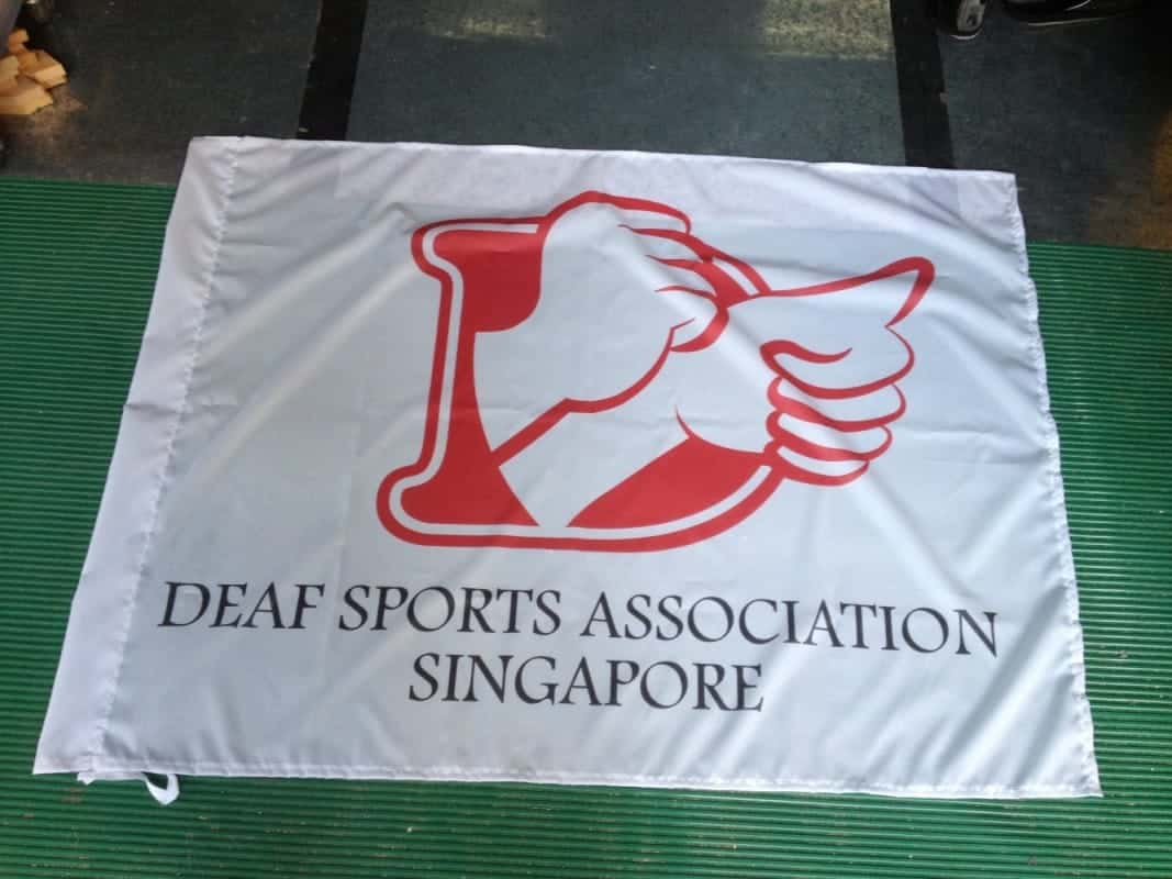 image on front side of flag image on front side of flag