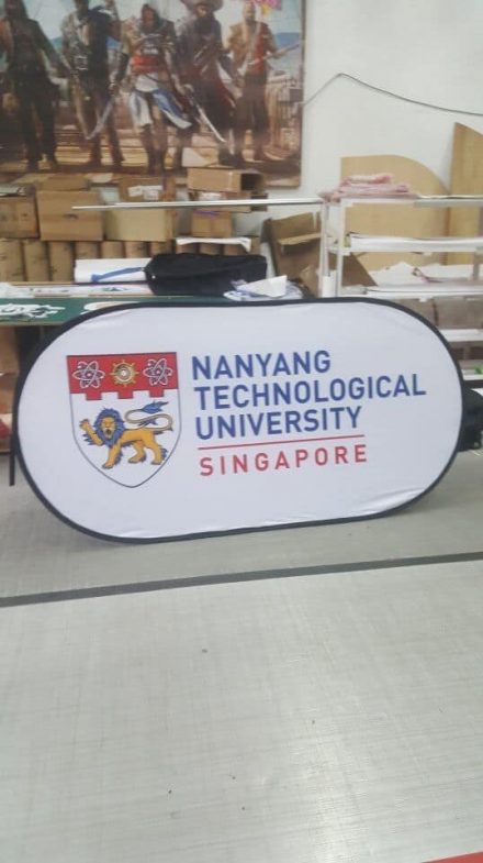 Horizontal Pop Out A Frame Banner - NTU