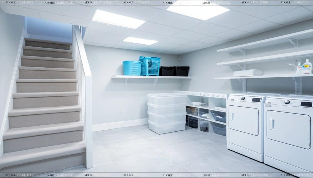 Kid-Friendly Home Laundry room