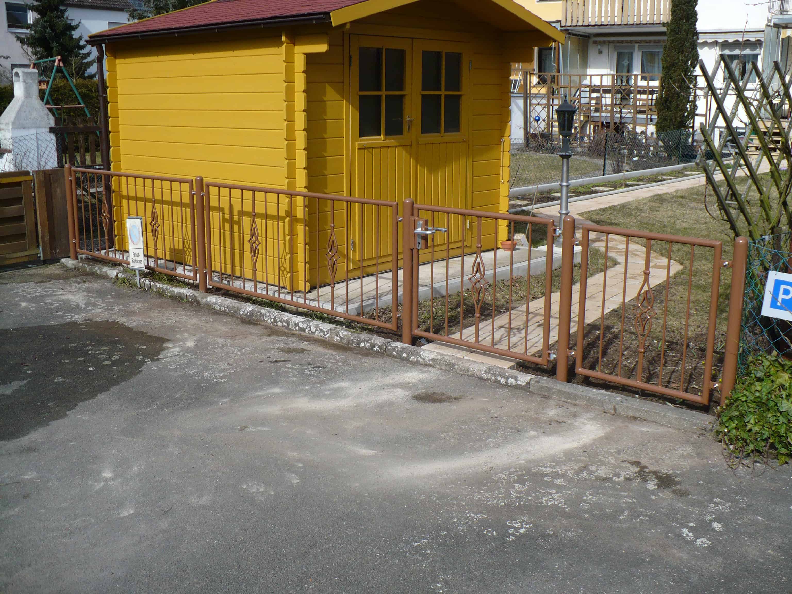 Stahllzaun pulverbeschichtet