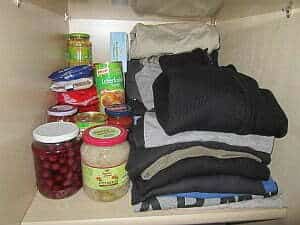 Vorrat im Schrank