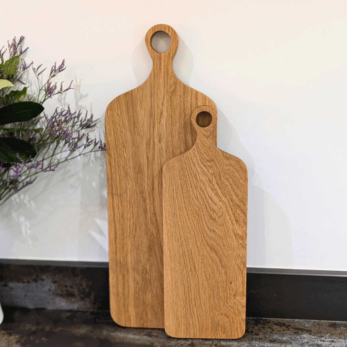 Solid Oak serving platters