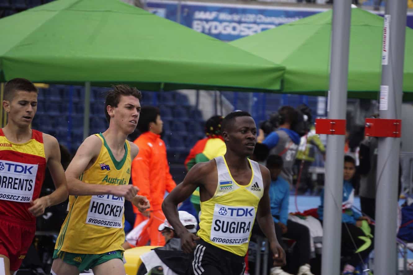 Photo of Isaac Hockey in Bydgoszcz, Poland ’16 thanks to Athletics Australia
