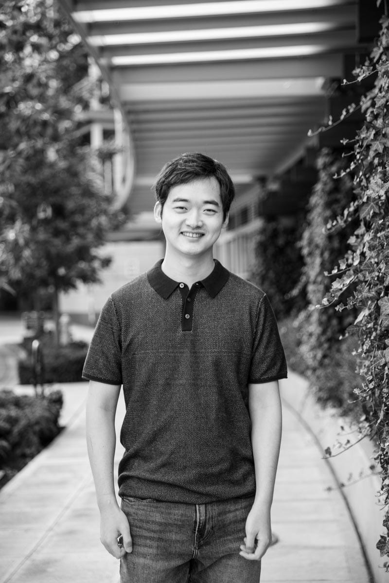 bw dating photo young man