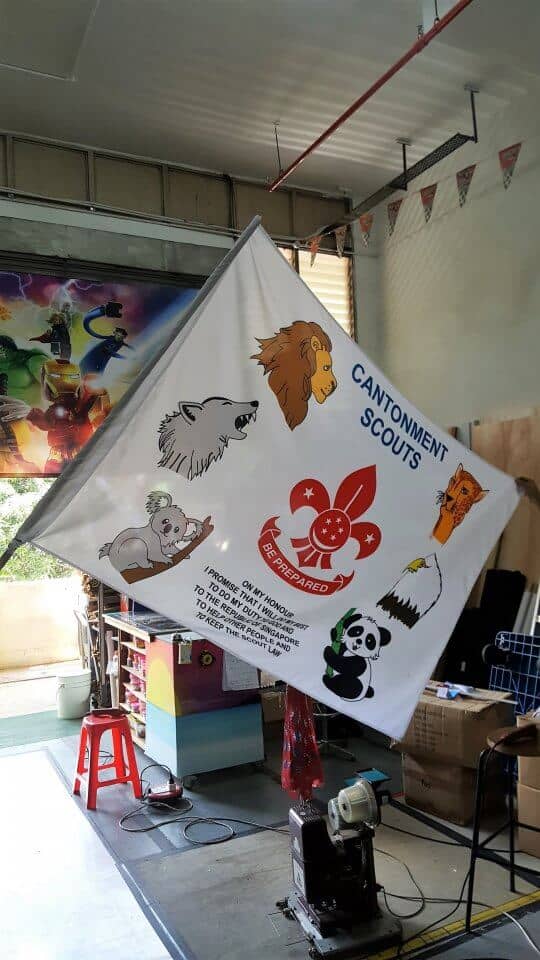 Custom made Scout Flag