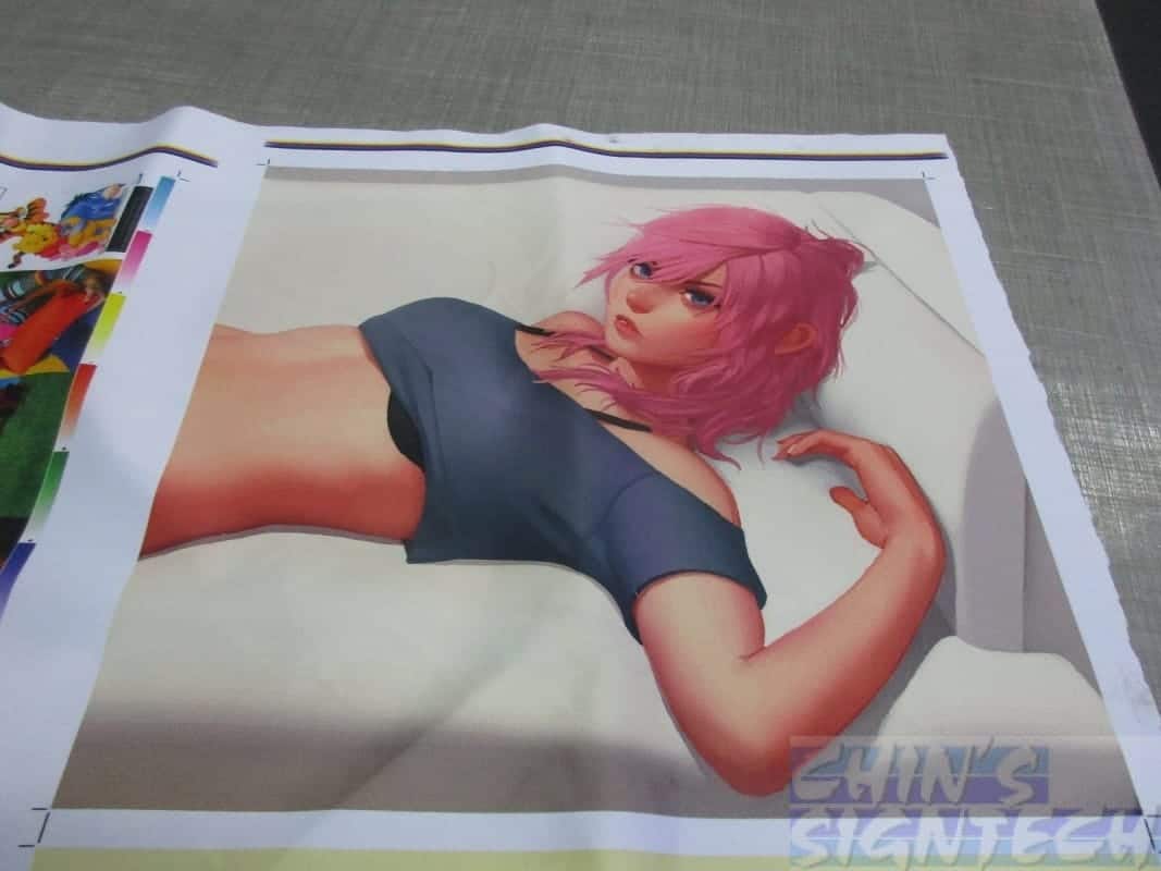 Fabric printing - Colour proof for customer