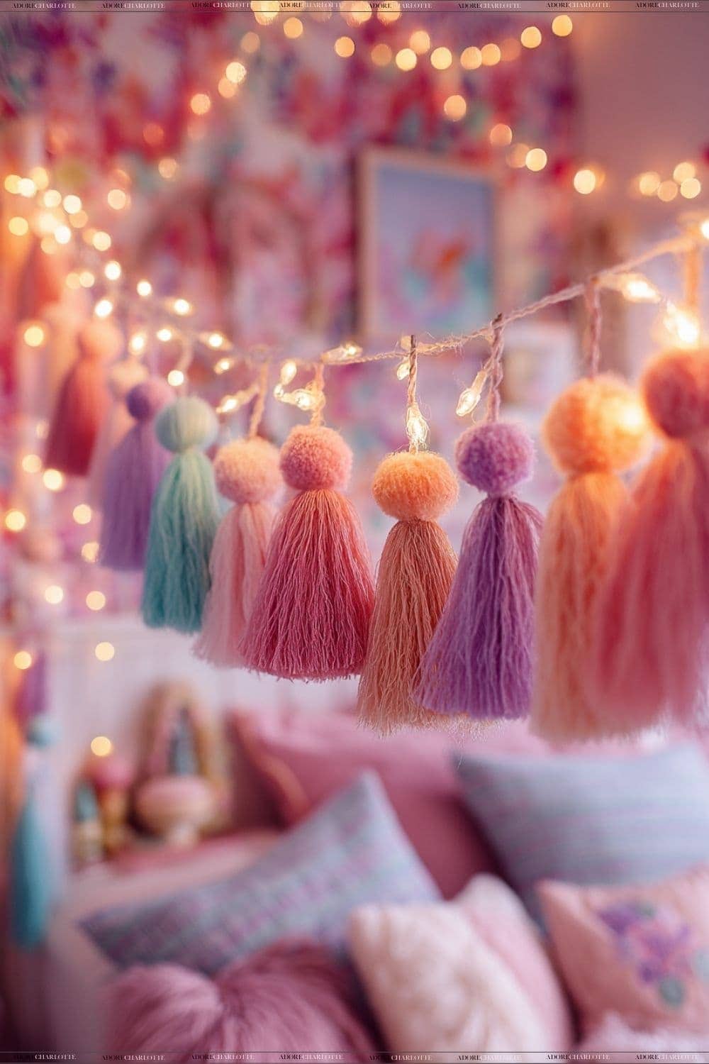 Eclectic Tassel Garland Glow