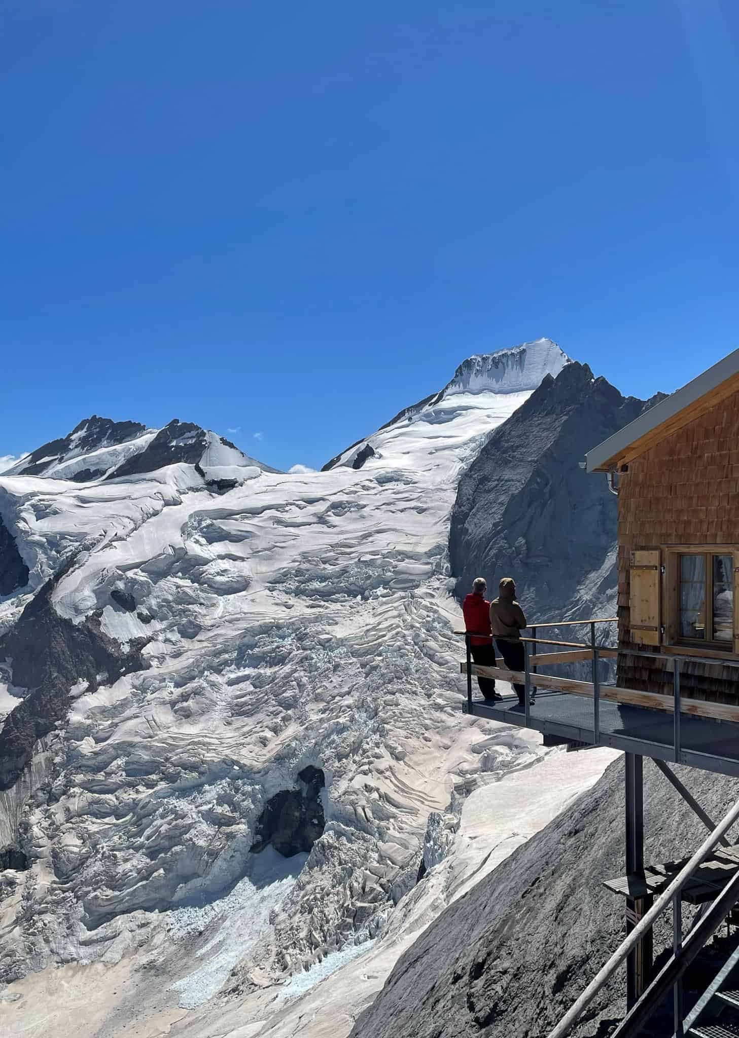 View from the Mittellegi Hut