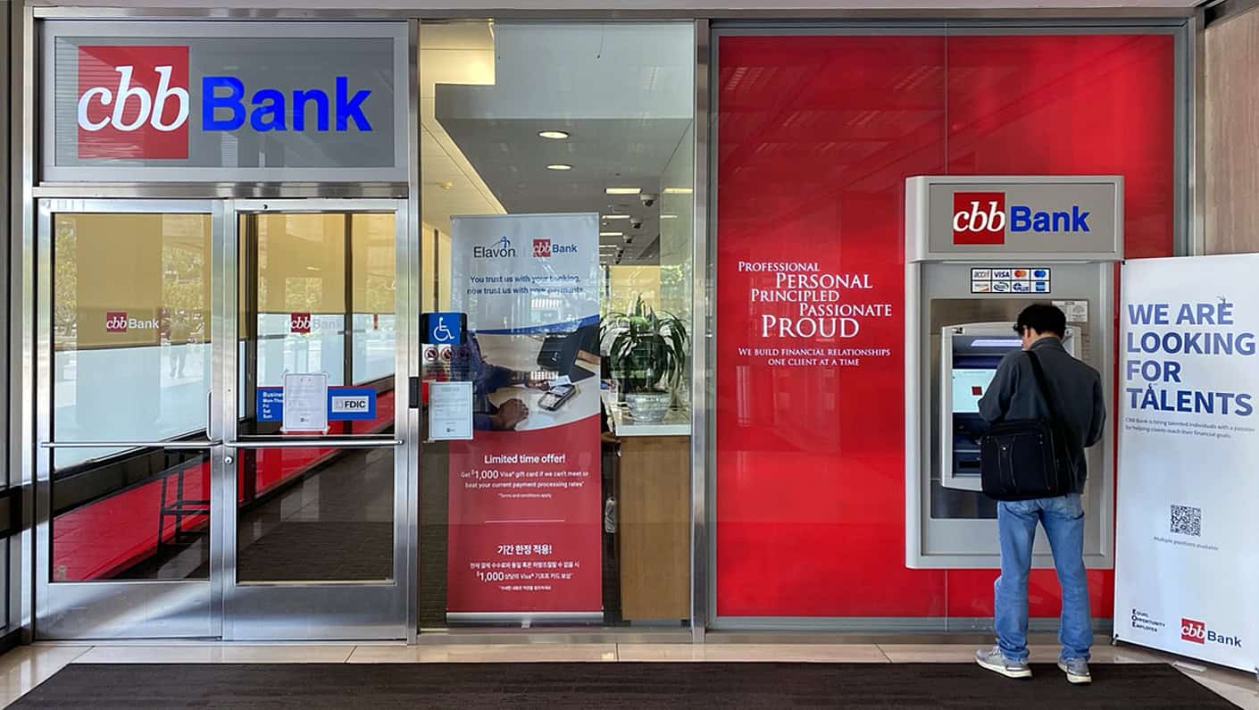 CBB Bank headquarters on Wilshire Boulevard in Los Angeles