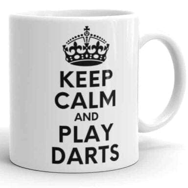 Keep Calm And Play Darts Mug